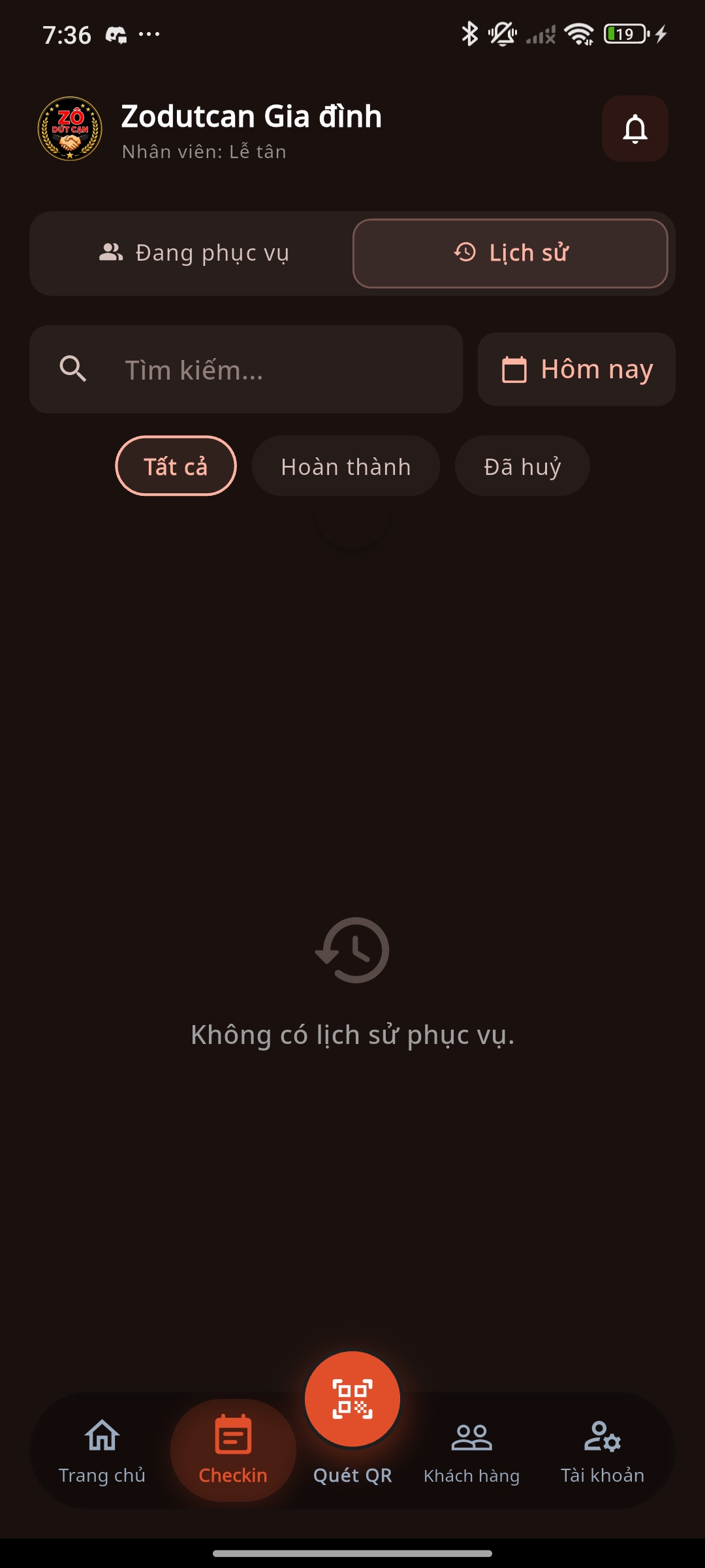 Checkin Khách Hàng
