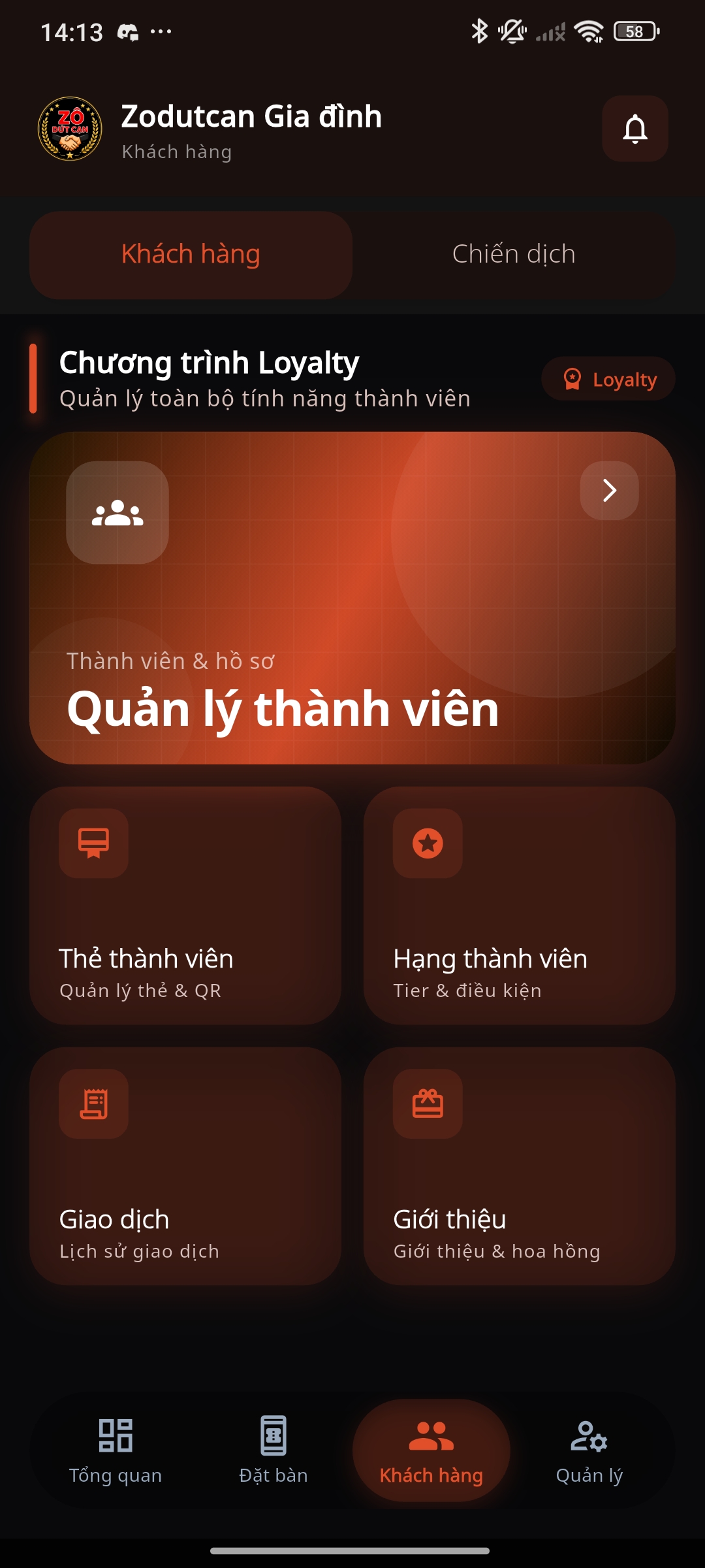 Danh mục Khách hàng